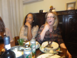 ...and the lassies' reactions