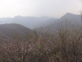 En route to the Great Wall