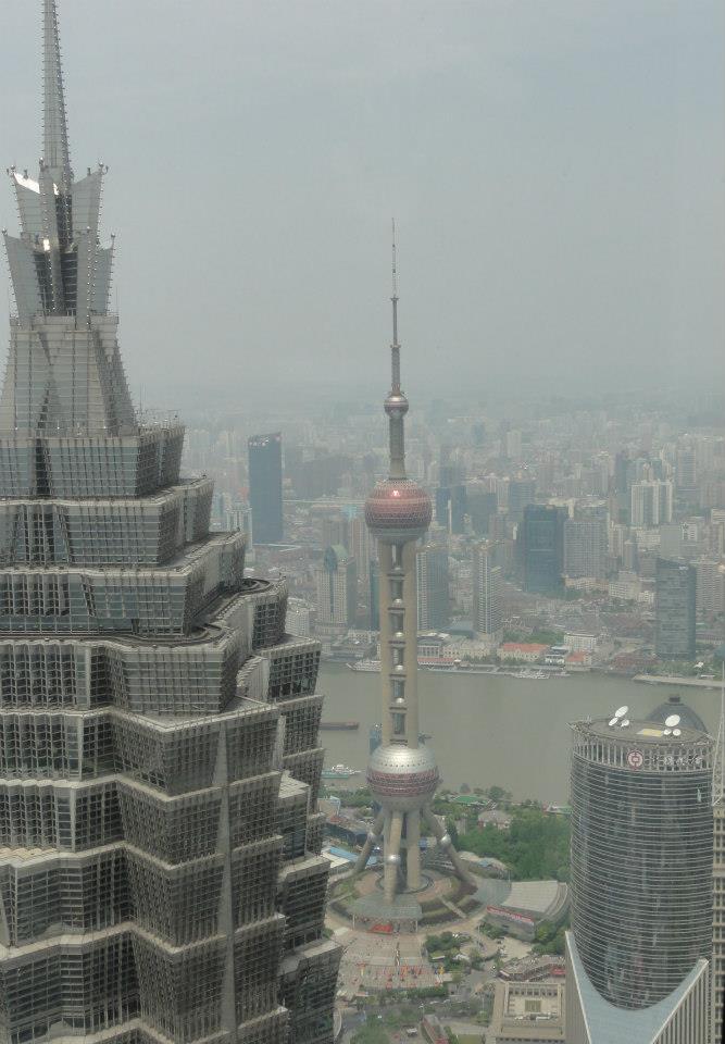 View at breakfast from the World Financial Tower