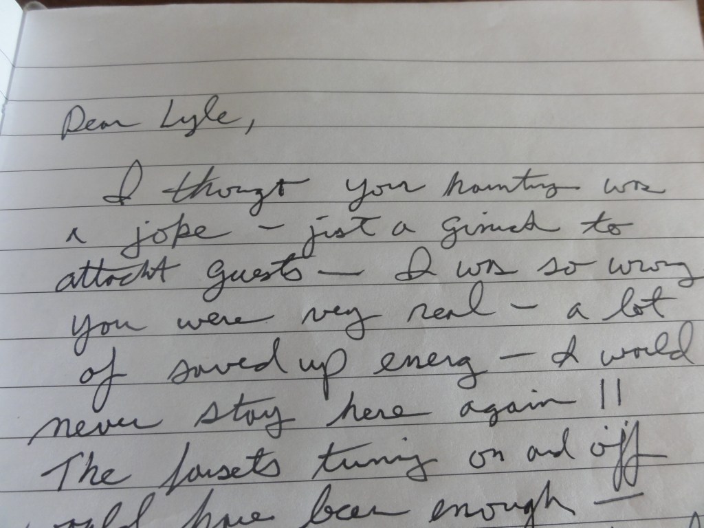 Notes from a traumatized visitor