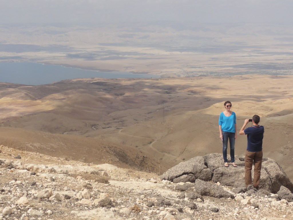 First glimpse of the Dead Sea