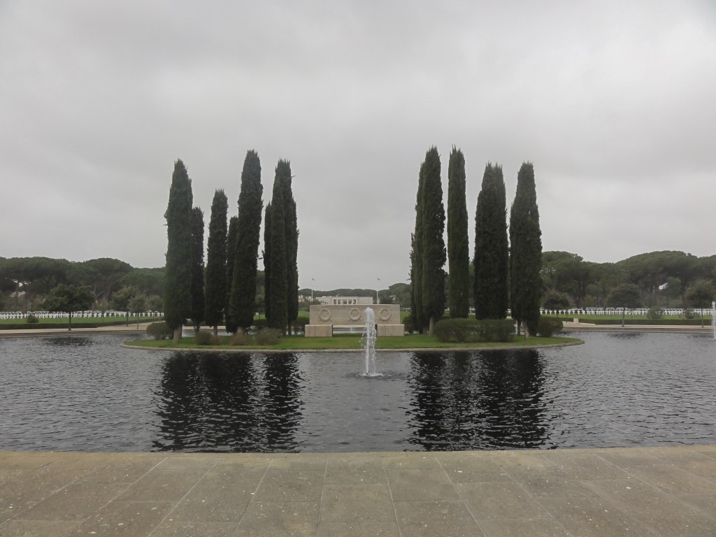 US War cemetery in Anzio