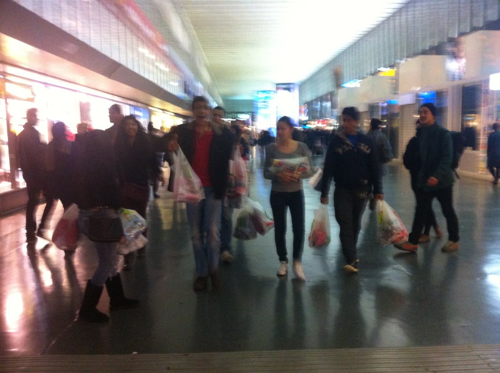 Grocery shopping in Termini