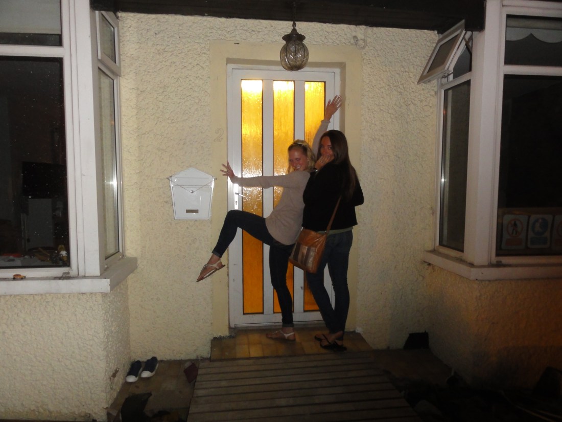 The front of the house