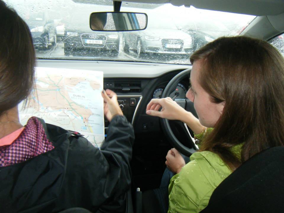 Pictured: Adept map readers.