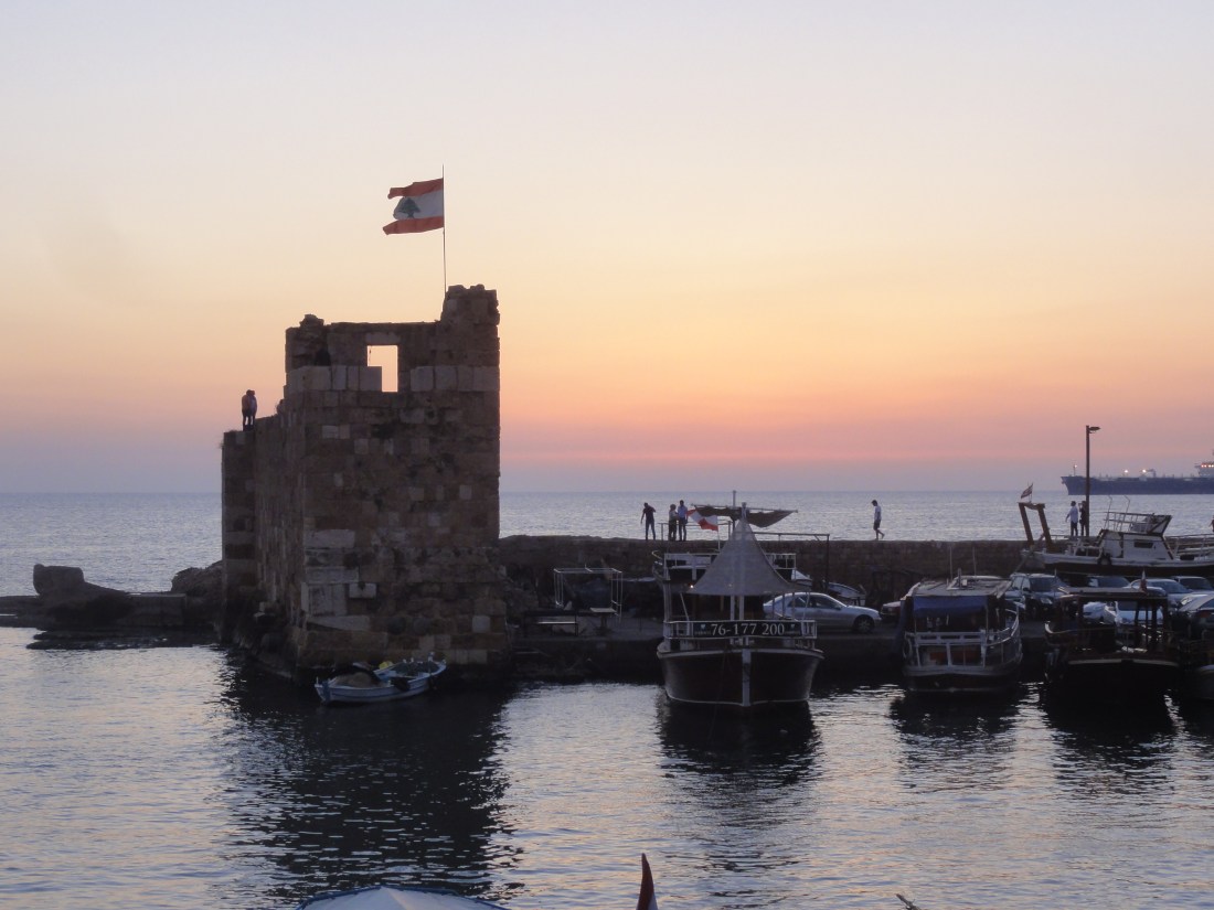 Sunset in Byblos