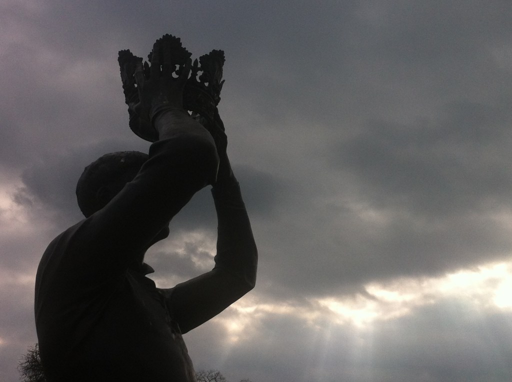 Fun Fact: The statues in the Gower Memorial - Hamlet, Lady Macbeth, Falstaff, and Prince Hal, pictured above - are meant to represent Shakespeare's ability to write about philosophy, tragedy, comedy, and history respectively. 