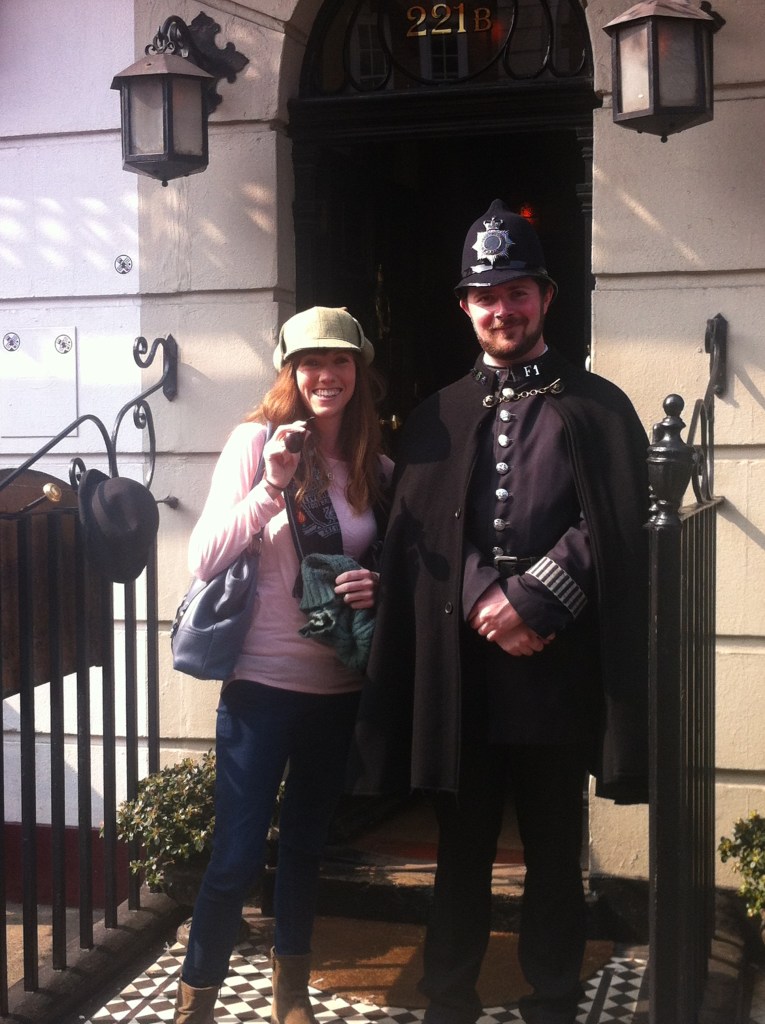 I had to check out Baker Street. "Where should I put this pipe?" I asked after the photo. "We usually keep the pipe hidden," he replied, and concealed it in the bush. "I bet it takes a great detective to find that!" I quipped before slinking awkwardly away. I blame my father for these bad jokes.