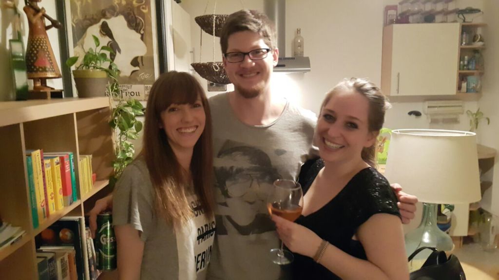 Four years later, and still in touch.