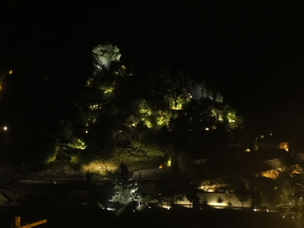 The mountains at night