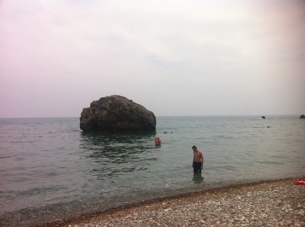 The rock I swam around