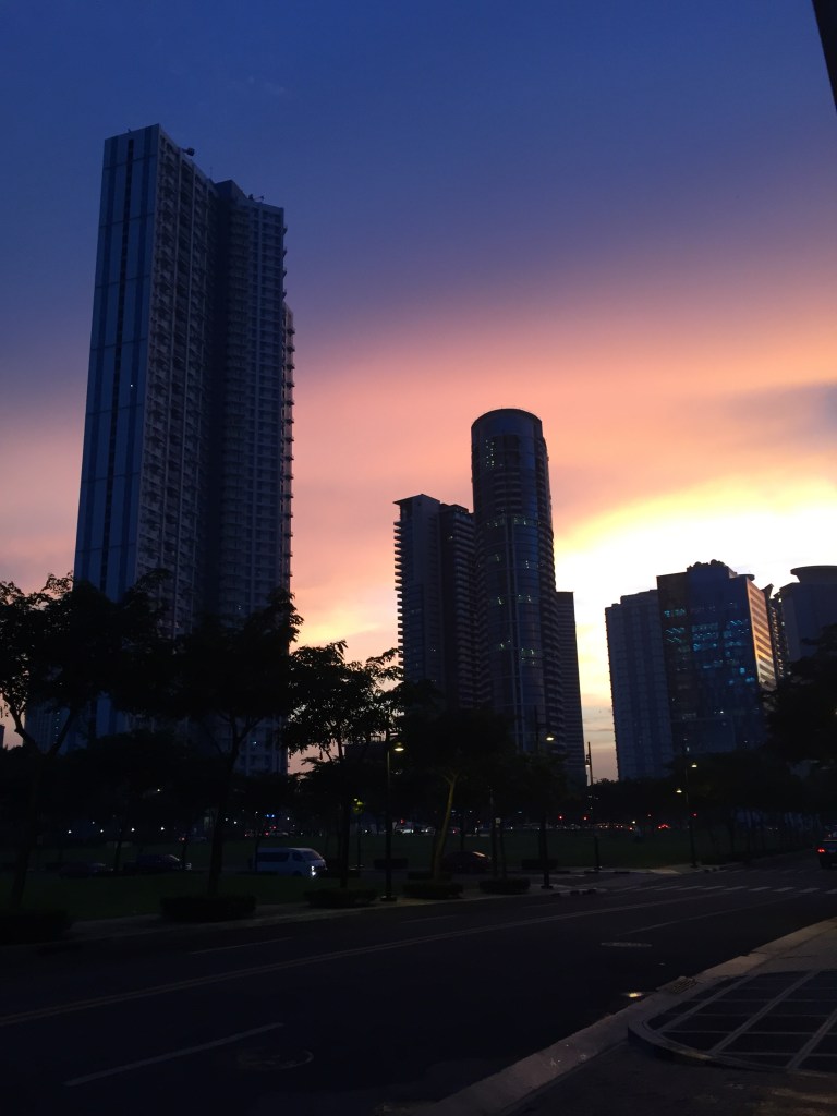 It's crazy how sunsets can be so different. It's not Cairo's dusty orange, but it's still pretty lovely.