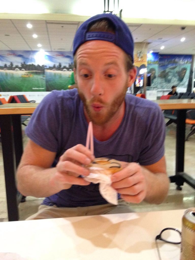 Happy Birthday!! Judson blows out his 