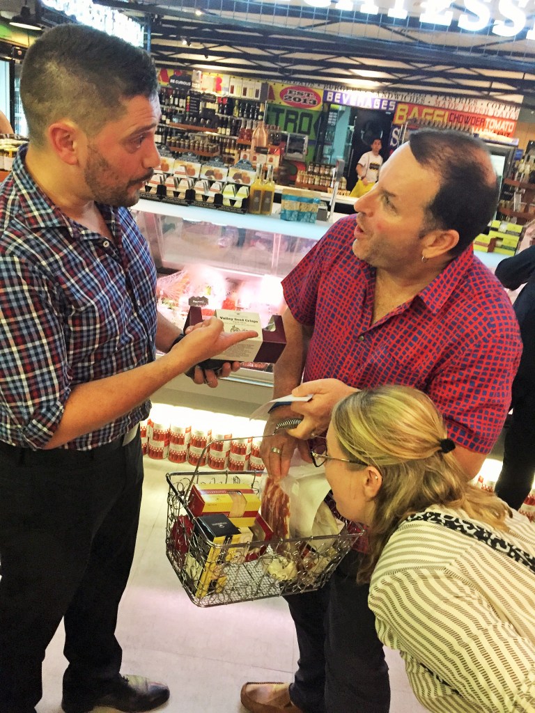 Three very happy customers. A bientot, Epicurious!