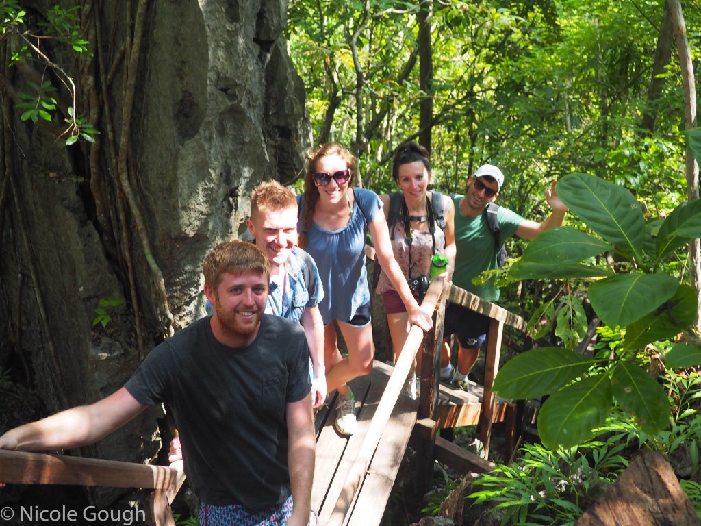 Ambitious and optimistic at the start of our trek!